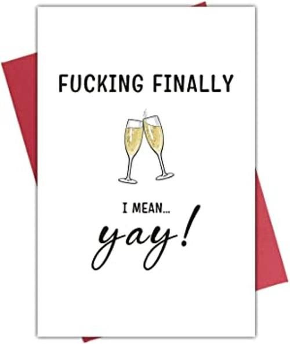 Tarjeta de matrimonio tarjeta de boda humorística