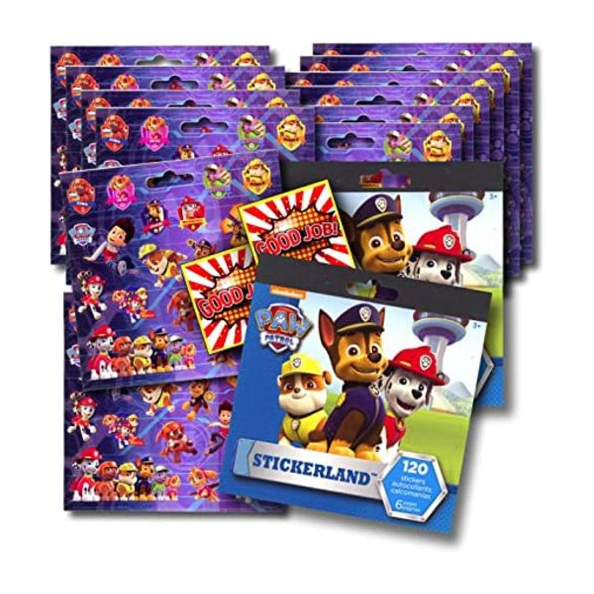 Nick Jr. Studios Pegatinas de Patrulla PAW Paquete de 12