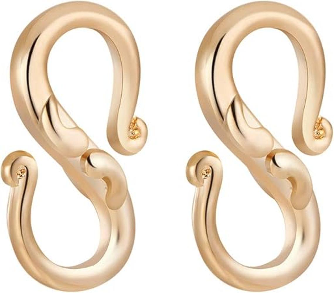 BENECREAT 10 piezas chapado en oro real de 18 quilates con