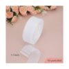 Hapeper Cinta de organza transparente de 112 pulgadas_3