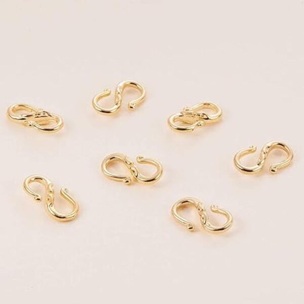 BENECREAT 10 piezas chapado en oro real de 18 quilates con