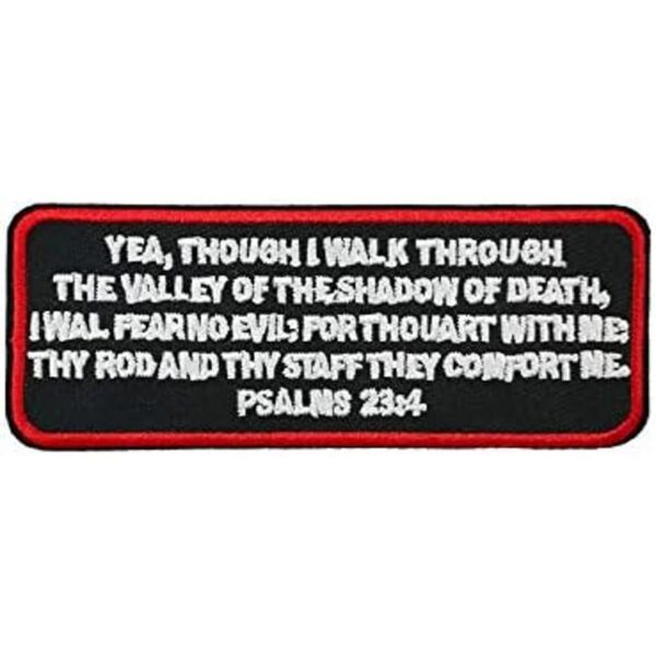 Bible Salmos 234 Parche bordado con plancha para regalos_1