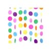 RUBFAC 5 guirnaldas de papel coloridas con puntos