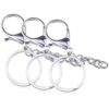 Aeyistry 10 llaveros de metal para bricolaje llavero con_2
