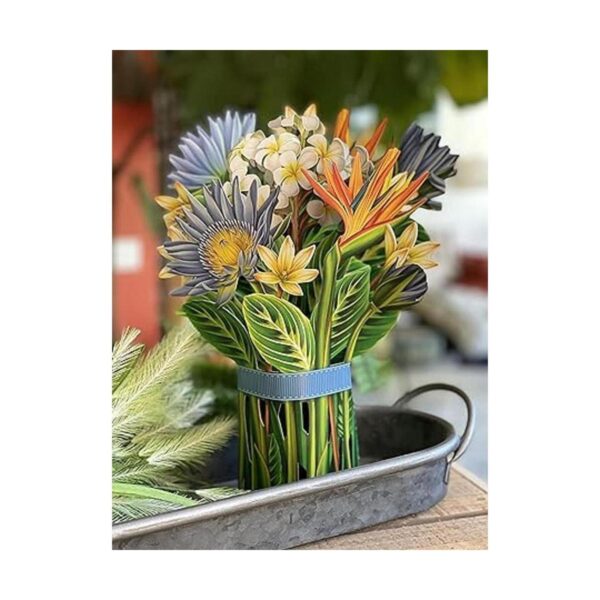 FreshCut Paper Tarjetas desplegables flores tropicales_4