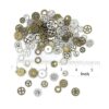 130 abalorios Steampunk Gears JIALEEY bronce y plata_5