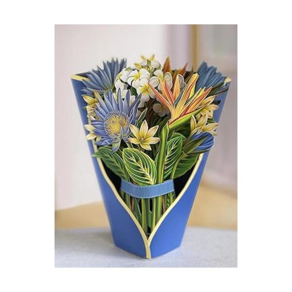 FreshCut Paper Tarjetas desplegables flores tropicales_3