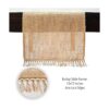 Chardin home arpillera de yute 100 natural con flecos de_3