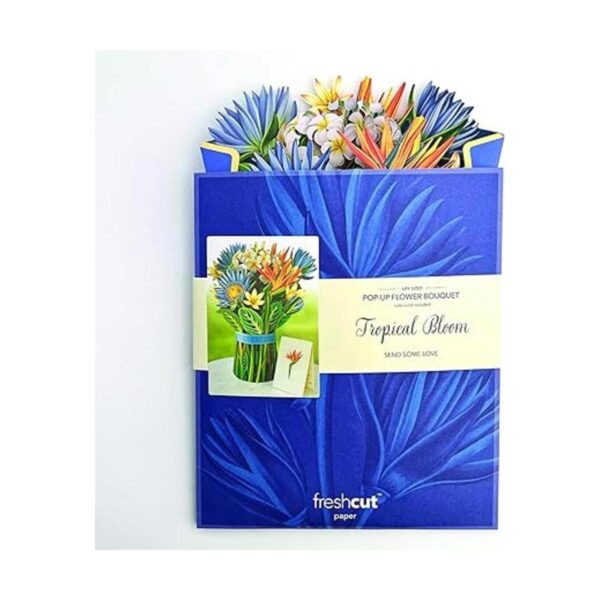 FreshCut Paper Tarjetas desplegables flores tropicales_6