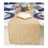 Chardin home arpillera de yute 100 natural con flecos de_6