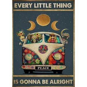 Dreacoss Póster hippie Every Little Thing is Gonna Be_1