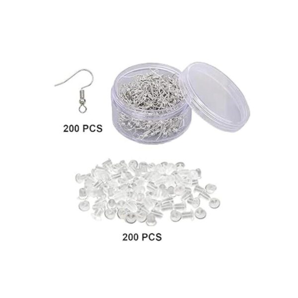 Juego de ganchos para pendientes con pendientes de acero