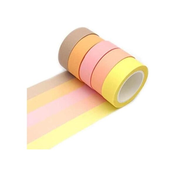 ERCENTURY Juego de cintas adhesivas Washi 5 rollos_1