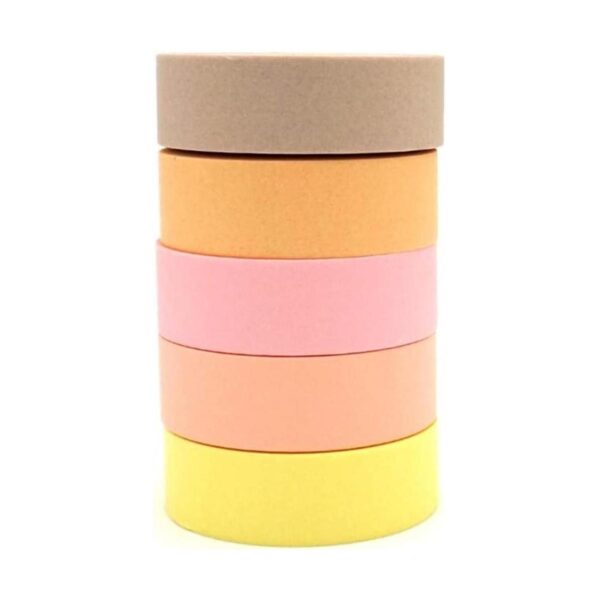 ERCENTURY Juego de cintas adhesivas Washi 5 rollos_5
