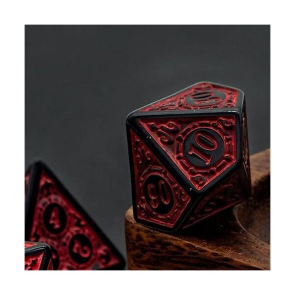 Poludie DND Juego de dados poliédricos DD 7 piezas con_5