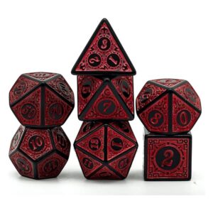 Poludie DND Juego de dados poliédricos DD 7 piezas con_1