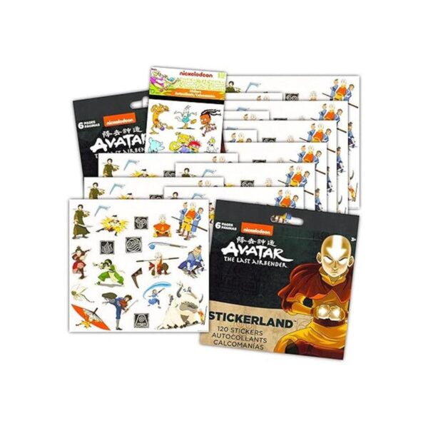 Avatar The Last Airbender Juego de 12 hojas de pegatinas_2