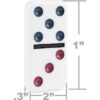 Juego de dominó Double Nine en lata de almacenamiento_5