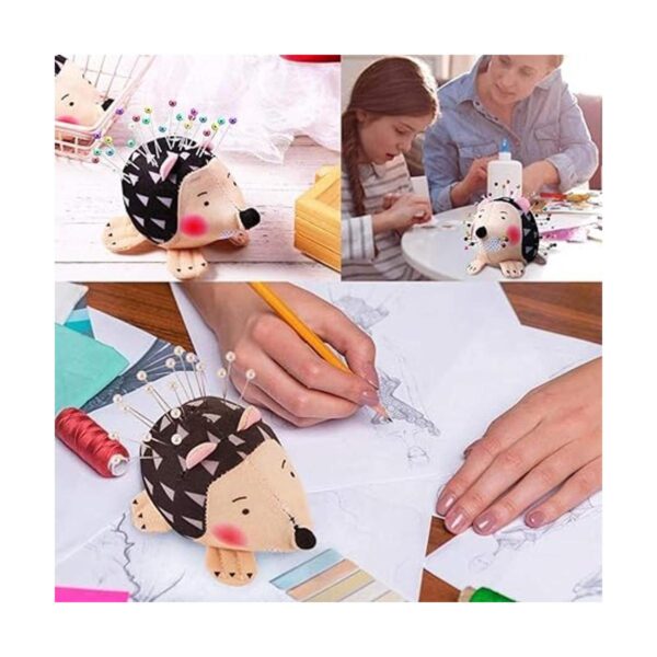 CICITOYWO Cojín de pin en forma de erizo lindo kit de
