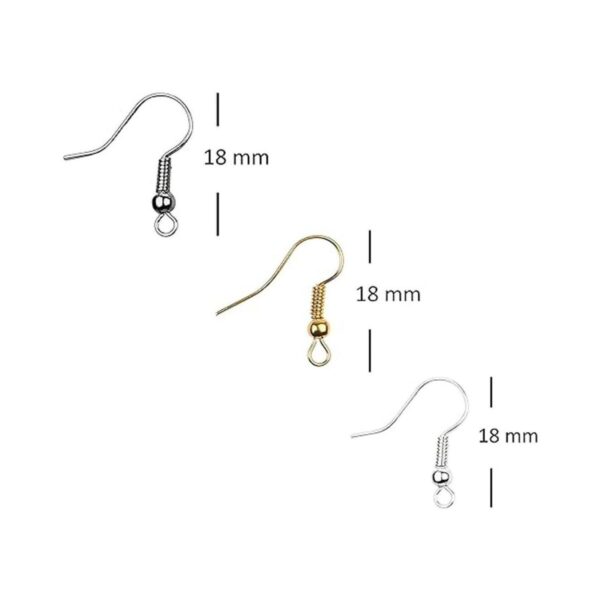 EcoFused Ganchos para aretes de 0.709 in 300 unidades