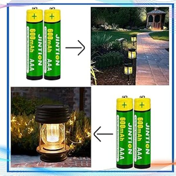 Pilas recargables AAA NiMh AAA 600 mAh recargables 1.2 V_3