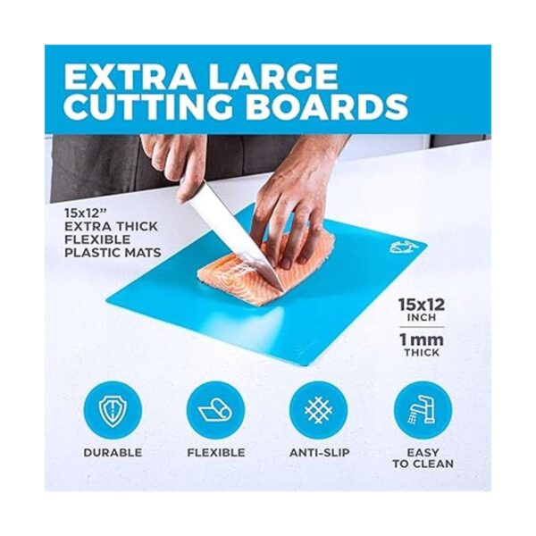 Individuales para cortar de plástico flexible extra grueso_6