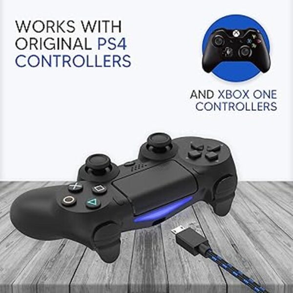 TALK WORKS PS4 Controller Charging Cable for Playstation_2