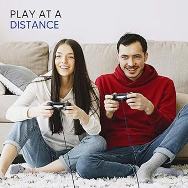 TALK WORKS PS4 Controller Charging Cable for Playstation_5