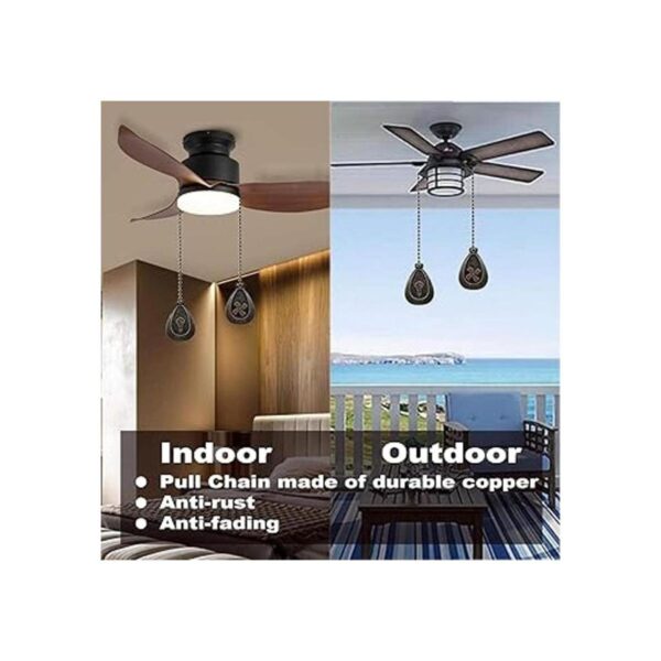 Tiradores de cadena para ventilador de techo adornos_2