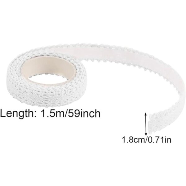Cinta Washi cinta adhesiva con patrón de encaje cinta