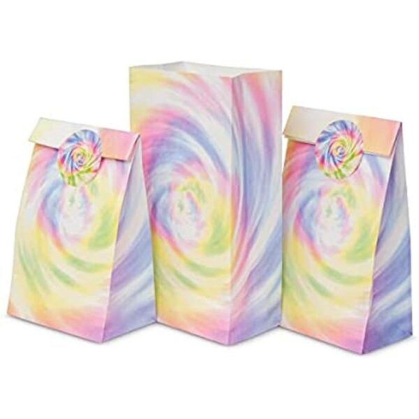 Royal Bluebonnet Bolsas de regalo de teñido anudado juego_1