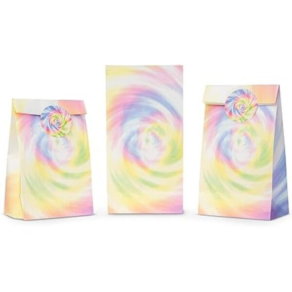 Royal Bluebonnet Bolsas de regalo de teñido anudado juego_2