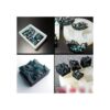 BUZHI Moldes de silicona para moldear joyas de resina para