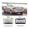 NiArt Marco de matrícula de automóvil kit de molde de