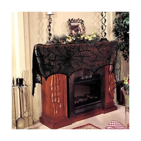 AerWo tela de araña para decorar la chimenea para_4