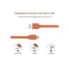 Cable de alimentación de carga plano de repuesto para JBL_2