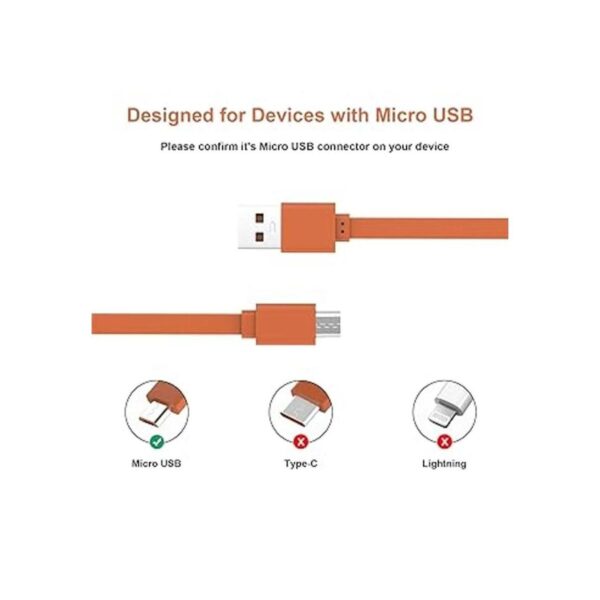 Cable de alimentación de carga plano de repuesto para JBL_2