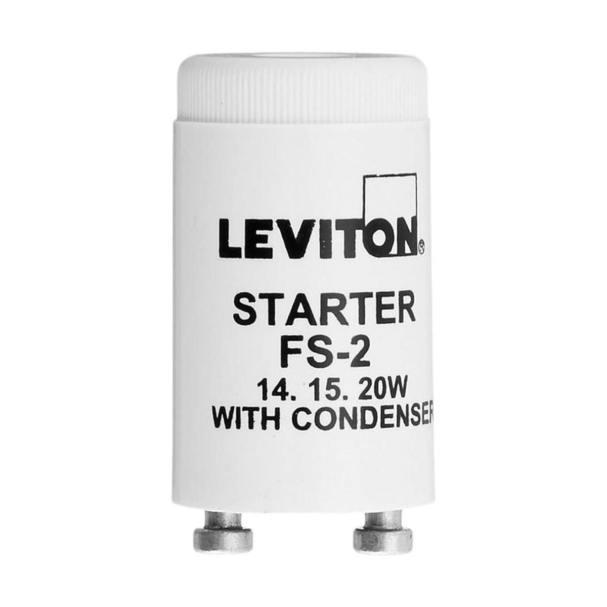 Leviton 12409 Lámpara fluorescente para iniciar color