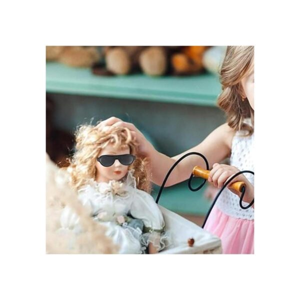 TOYANDONA 80 gafas de sol de muñeca mini de plástico para