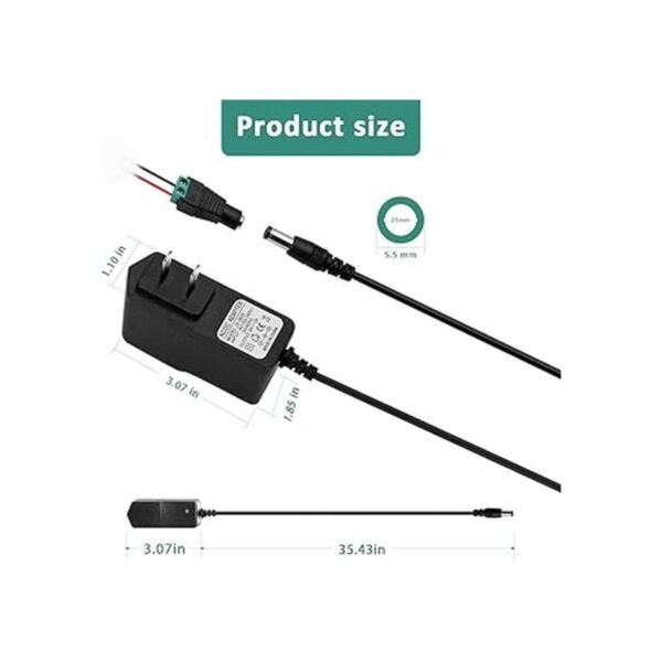 TTODDE Adaptador ACDC de 6 V 2 A 1.5 A 1A 0.5 A cable_2