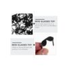 TOYANDONA 80 gafas de sol de muñeca mini de plástico para