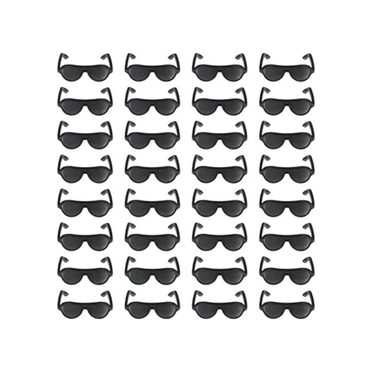 TOYANDONA 80 gafas de sol de muñeca mini de plástico para