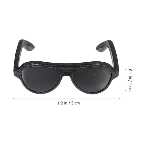 TOYANDONA 80 gafas de sol de muñeca mini de plástico para
