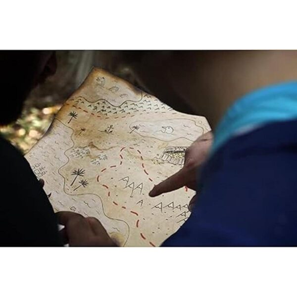 Mapa del tesoro vintage para niños suministros de fiesta_2