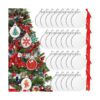 Colgantes de sublimación de Navidad en blanco de doble_1