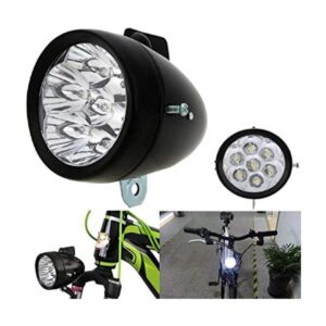 Lámpara de luz delantera de bicicleta retro vintage con 7_1