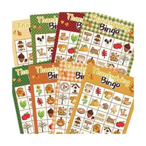 Juego de bingo de Acción de Gracias para niños 24
