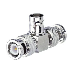 Eighwood 2 unids BNC Tee adaptador BNC hembra a doble BNC_1