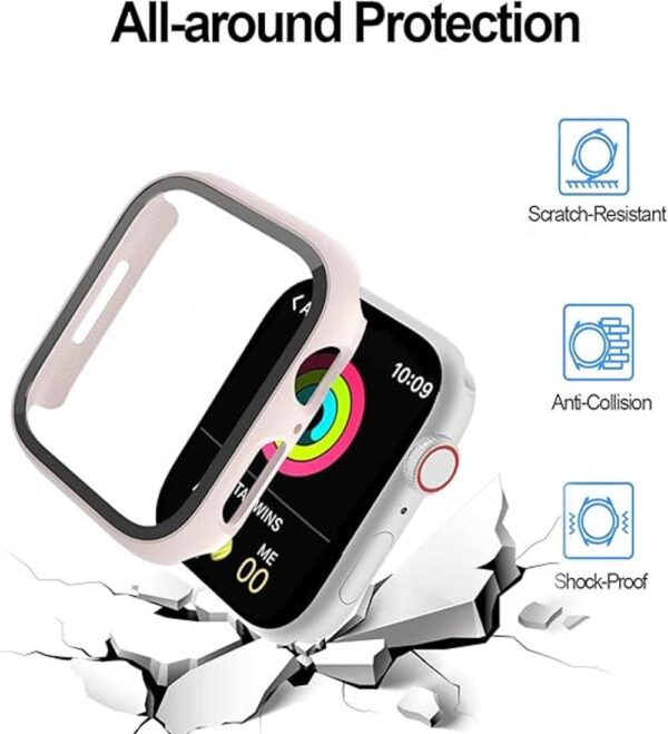 Haojavo Paquete de 5 fundas compatibles con Apple Watch_3