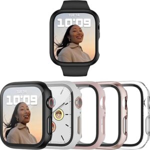 Haojavo Paquete de 5 fundas compatibles con Apple Watch_1